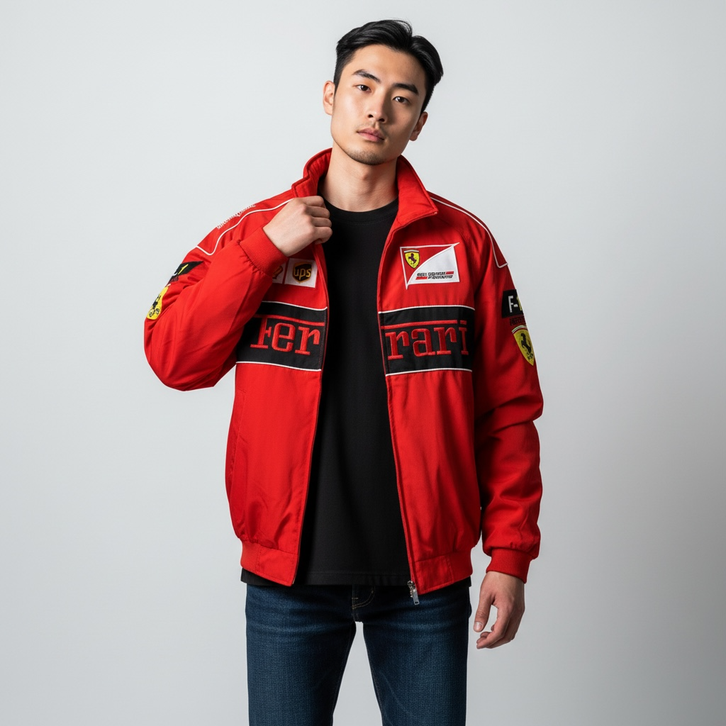 CHAQUETA SCUDERIA FERRARI ROJO