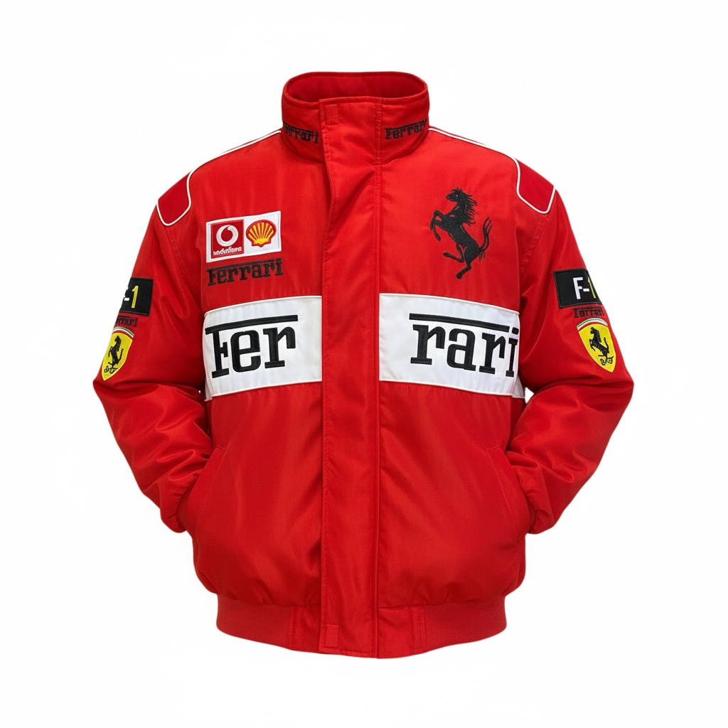 CHAQUETA SCUDERIA FERRARI VINTAGE RED
