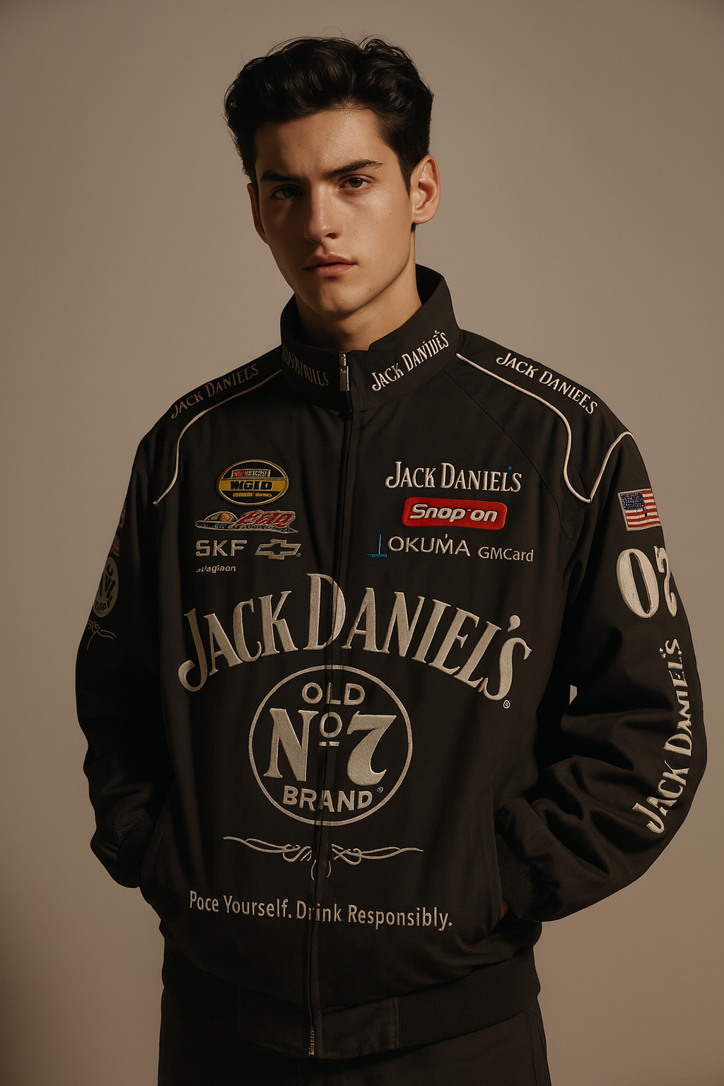 CHAQUETA NASCAR CHEVROLET RACING TEAM (JACK DANIELS SPONSOR)