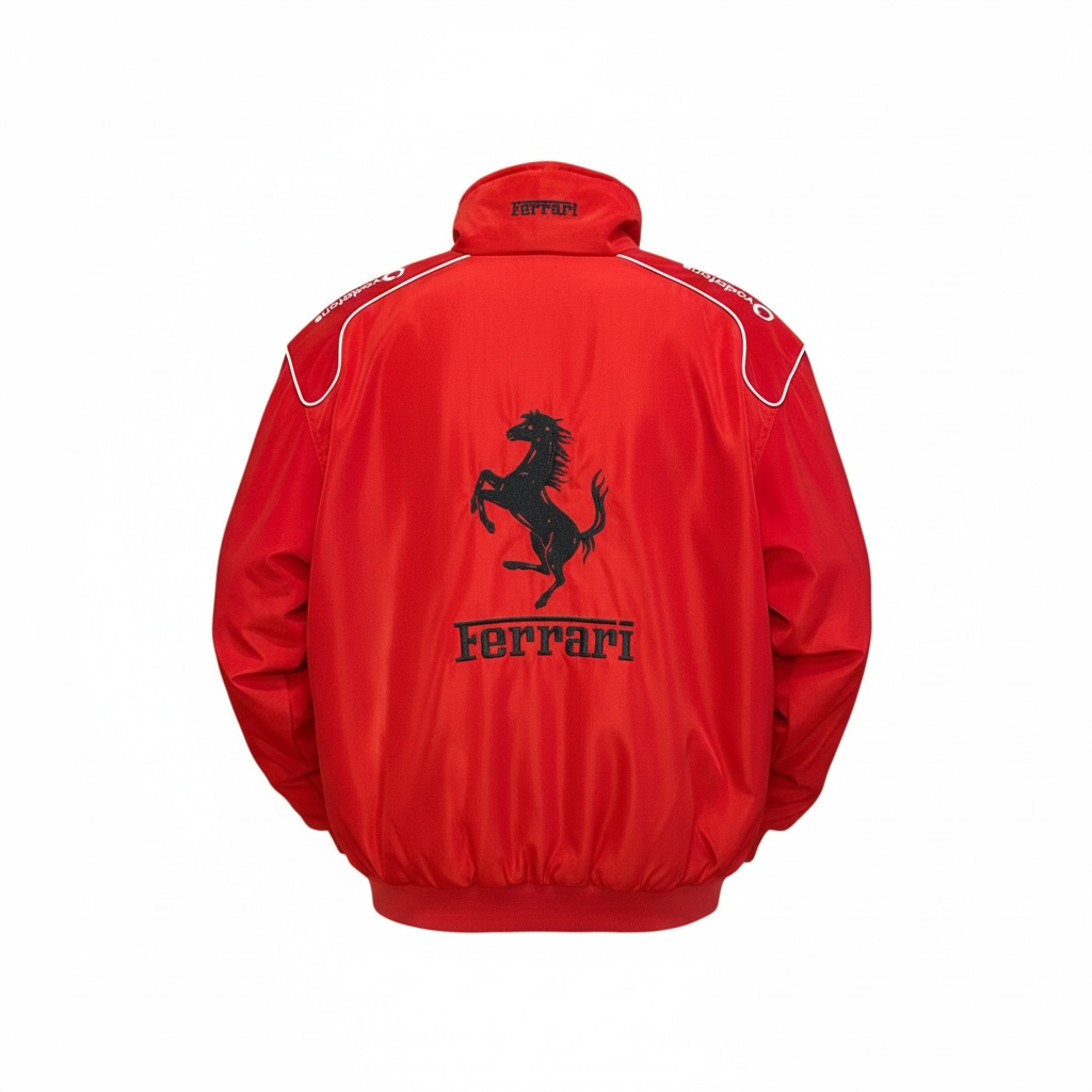 CHAQUETA SCUDERIA FERRARI VINTAGE RED