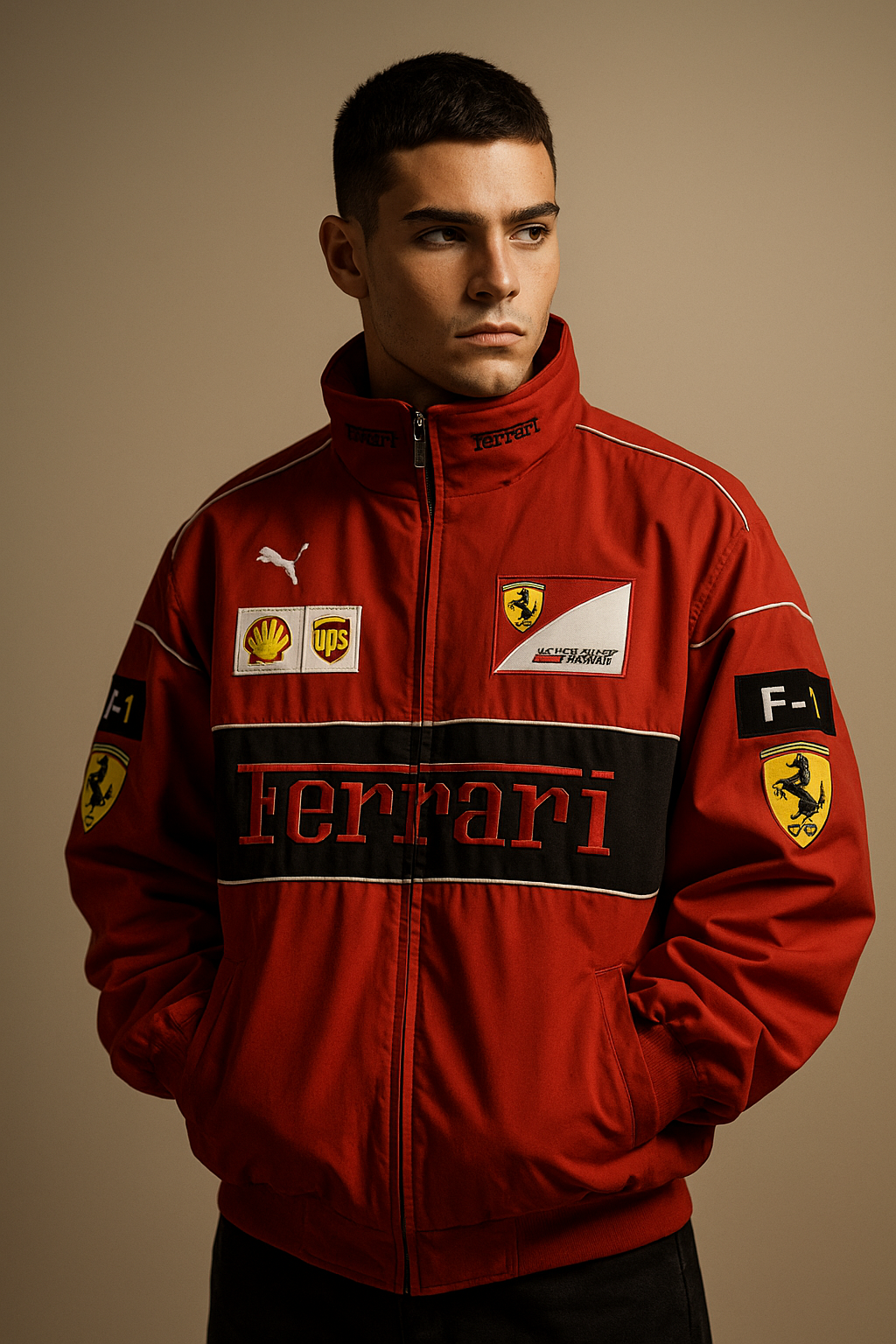 CHAQUETA SCUDERIA FERRARI ROJO
