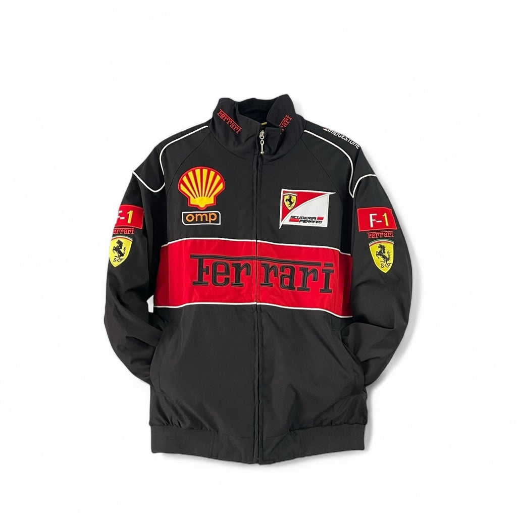 CHAQUETA SCUDERIA FERRARI NEGRO Y ROJO